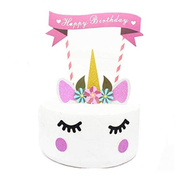 Other - Unicorn Birthday Party Cake topper decorations